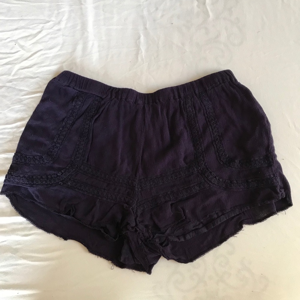 PacSun LA hearts purple shorts size small